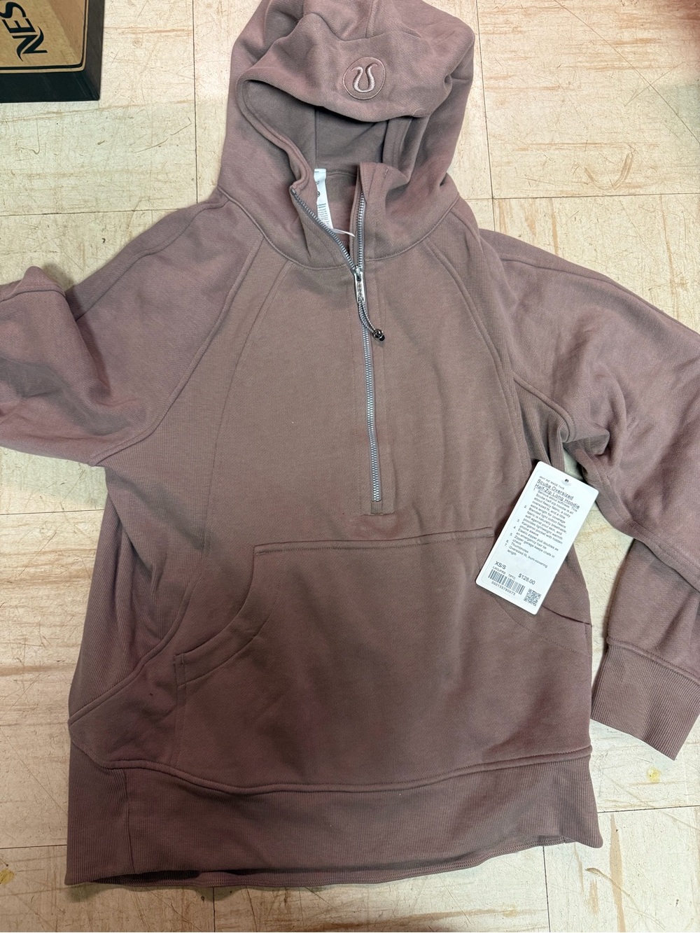 lululemon athletica Women’s Scuba Half Zip Long in Taupe